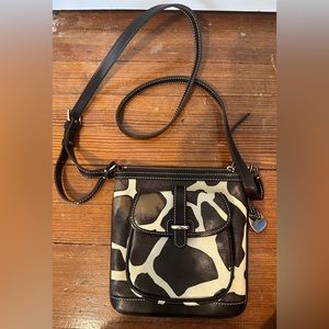 Dooney & Bourke Small Crossbody Leather- Giraffe print